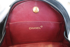 CHANEL/シャネル マトラッセチェーンショルダーバッグ ラムスキン ブラック/ゴールド金具 ショルダーバッグ 600110017