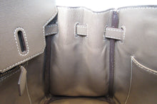 将图片加载到图库查看器，HERMES BIRKIN 25 Swift leather Etoupe gray □M刻印 Hand bag 600120298
