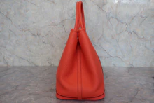 画像をギャラリービューアに読み込む, HERMES/エルメス ガーデンパーティPM カマイユ カントリー オレンジポピー C刻印 トートバッグ 800020267