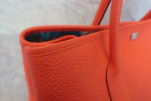 画像をギャラリービューアに読み込む, HERMES/エルメス ガーデンパーティPM カマイユ カントリー オレンジポピー C刻印 トートバッグ 800020267