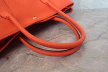 画像をギャラリービューアに読み込む, HERMES／エルメス ガーデンパーティPM カマイユ カントリー オレンジポピー C刻印 トートバッグ 800020267
