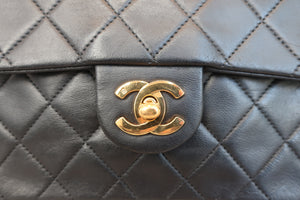 CHANEL/シャネル ミニマトラッセシングルフラップチェーンショルダーバッグ ラムスキン ブラック/ゴールド金具 ショルダーバッグ 600090280