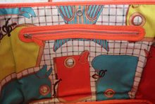 画像をギャラリービューアに読み込む, HERMES/エルメス ガーデンパーティPM カマイユ カントリー オレンジポピー C刻印 トートバッグ 800020267