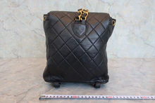 画像をギャラリービューアに読み込む, CHANEL/シャネル マトラッセチェーンリュック ラムスキン ブラック/ゴールド金具 リュック 800040075
