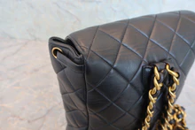 画像をギャラリービューアに読み込む, CHANEL/シャネル マトラッセチェーンリュック ラムスキン ブラック/ゴールド金具 リュック 800040075