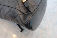 画像をギャラリービューアに読み込む, CHANEL/シャネル マトラッセチェーンリュック ラムスキン ブラック/ゴールド金具 リュック 800040075
