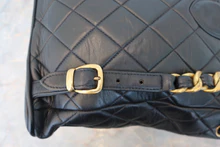 画像をギャラリービューアに読み込む, CHANEL/シャネル マトラッセチェーンリュック ラムスキン ブラック/ゴールド金具 リュック 800040075
