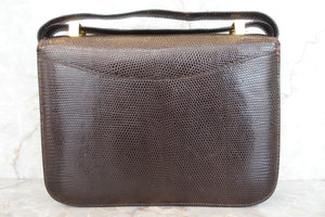 HERMES CONSTANCE 24 Lizard Brown  〇H刻印 Shoulder bag 600120318