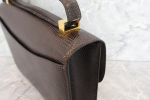 HERMES CONSTANCE 24 Lizard Brown  〇H刻印 Shoulder bag 600120318