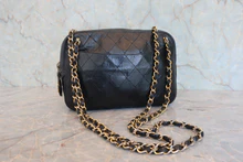 画像をギャラリービューアに読み込む, CHANEL/シャネル マトラッセチェーンショルダーバッグ ラムスキン ブラック/ゴールド金具 ショルダーバッグ 800040105