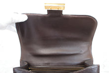 将图片加载到图库查看器，HERMES CONSTANCE 24 Lizard Brown  〇H刻印 Shoulder bag 600120318
