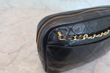 画像をギャラリービューアに読み込む, CHANEL/シャネル マトラッセチェーンショルダーバッグ ラムスキン ブラック/ゴールド金具 ショルダーバッグ 800040105