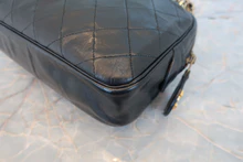 画像をギャラリービューアに読み込む, CHANEL/シャネル マトラッセチェーンショルダーバッグ ラムスキン ブラック/ゴールド金具 ショルダーバッグ 800040105