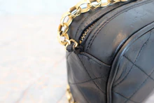 画像をギャラリービューアに読み込む, CHANEL/シャネル マトラッセフリンジショルダーバッグ ラムスキン ブラック/ゴールド金具 ショルダーバッグ 800040103