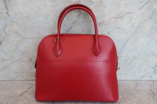 画像をギャラリービューアに読み込む, HERMES／エルメス ボリード31 ボックスカーフ ルージュヴィフ 〇X刻印 ショルダーバッグ 700090165
