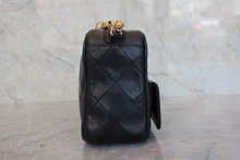 画像をギャラリービューアに読み込む, CHANEL/シャネル マトラッセフリンジショルダーバッグ ラムスキン ブラック/ゴールド金具 ショルダーバッグ 800040103
