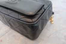 画像をギャラリービューアに読み込む, CHANEL/シャネル マトラッセフリンジショルダーバッグ ラムスキン ブラック/ゴールド金具 ショルダーバッグ 800040103

