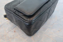 画像をギャラリービューアに読み込む, CHANEL/シャネル マトラッセフリンジショルダーバッグ ラムスキン ブラック/ゴールド金具 ショルダーバッグ 800040103
