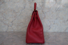 画像をギャラリービューアに読み込む, HERMES/エルメス ケリー32 ヴォーガリバー ブラック/ルージュヴィフ 〇Z刻印 ショルダーバッグ 800030045