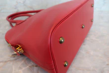 画像をギャラリービューアに読み込む, HERMES/エルメス ボリード31 ボックスカーフ ルージュヴィフ 〇X刻印 ショルダーバッグ 700090165