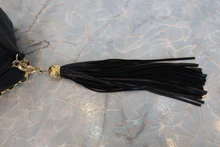 画像をギャラリービューアに読み込む, CHANEL/シャネル マトラッセフリンジショルダーバッグ ラムスキン ブラック/ゴールド金具 ショルダーバッグ 800040103
