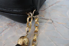 画像をギャラリービューアに読み込む, CHANEL/シャネル マトラッセフリンジショルダーバッグ ラムスキン ブラック/ゴールド金具 ショルダーバッグ 800040103
