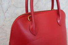 画像をギャラリービューアに読み込む, HERMES/エルメス ボリード31 ボックスカーフ ルージュヴィフ 〇X刻印 ショルダーバッグ 700090165