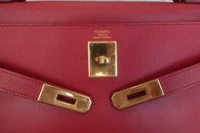 画像をギャラリービューアに読み込む, HERMES/エルメス ボリード31 ボックスカーフ ルージュヴィフ 〇X刻印 ショルダーバッグ 700090165