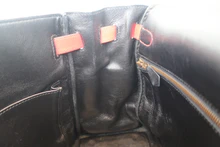 画像をギャラリービューアに読み込む, HERMES/エルメス ケリー32 ヴォーガリバー ブラック/ルージュヴィフ 〇Z刻印 ショルダーバッグ 800030045