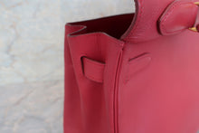 画像をギャラリービューアに読み込む, HERMES/エルメス ボリード31 ボックスカーフ ルージュヴィフ 〇X刻印 ショルダーバッグ 700090165