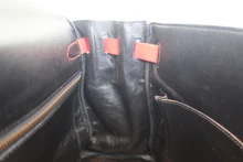 画像をギャラリービューアに読み込む, HERMES／エルメス ケリー32 ヴォーガリバー ブラック/ルージュヴィフ 〇Z刻印 ショルダーバッグ 800030045
