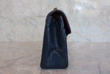 画像をギャラリービューアに読み込む, CHANEL/シャネル マトラッセチェーンショルダーバッグ ラムスキン ネイビー/ゴールド金具 ショルダーバッグ 800040085