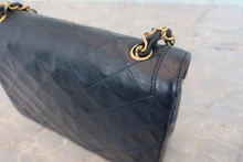 画像をギャラリービューアに読み込む, CHANEL/シャネル マトラッセチェーンショルダーバッグ ラムスキン ネイビー/ゴールド金具 ショルダーバッグ 800040085
