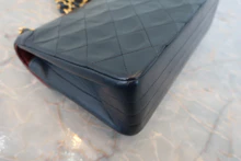 画像をギャラリービューアに読み込む, CHANEL/シャネル マトラッセチェーンショルダーバッグ ラムスキン ネイビー/ゴールド金具 ショルダーバッグ 800040085