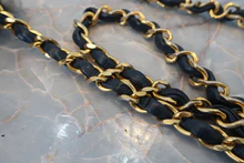 画像をギャラリービューアに読み込む, CHANEL/シャネル マトラッセチェーンショルダーバッグ ラムスキン ネイビー/ゴールド金具 ショルダーバッグ 800040085
