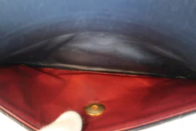 画像をギャラリービューアに読み込む, CHANEL/シャネル マトラッセチェーンショルダーバッグ ラムスキン ネイビー/ゴールド金具 ショルダーバッグ 800040085
