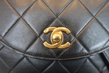 画像をギャラリービューアに読み込む, CHANEL/シャネル マトラッセチェーンリュック ラムスキン ブラック/ゴールド金具 リュック 800010217