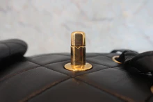 画像をギャラリービューアに読み込む, CHANEL/シャネル マトラッセチェーンリュック ラムスキン ブラック/ゴールド金具 リュック 800010217