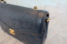 画像をギャラリービューアに読み込む, CHANEL/シャネル マトラッセチェーンショルダーバッグ ラムスキン ネイビー/ゴールド金具 ショルダーバッグ 800040085