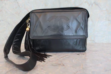 画像をギャラリービューアに読み込む, CHANEL/シャネル ココマークショルダーバッグ ラムスキン ブラック/ゴールド金具 ショルダーバッグ 800040087
