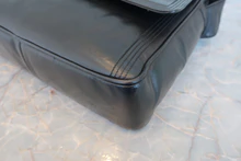 画像をギャラリービューアに読み込む, CHANEL/シャネル ココマークショルダーバッグ ラムスキン ブラック/ゴールド金具 ショルダーバッグ 800040087