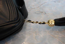 画像をギャラリービューアに読み込む, CHANEL/シャネル ココマークショルダーバッグ ラムスキン ブラック/ゴールド金具 ショルダーバッグ 800040087
