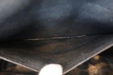 画像をギャラリービューアに読み込む, CHANEL/シャネル ココマークショルダーバッグ ラムスキン ブラック/ゴールド金具 ショルダーバッグ 800040087