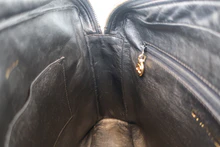 画像をギャラリービューアに読み込む, CHANEL/シャネル ココマークショルダーバッグ ラムスキン ブラック/ゴールド金具 ショルダーバッグ 800040087