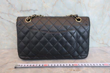 画像をギャラリービューアに読み込む, CHANEL/シャネル マトラッセWフラップWチェーンショルダーバッグ キャビアスキン ブラック/ゴールド金具 ショルダーバッグ 800030114