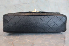 画像をギャラリービューアに読み込む, CHANEL/シャネル マトラッセＷフラップＷチェーンショルダーバッグ キャビアスキン ブラック/ゴールド金具 ショルダーバッグ 800030114
