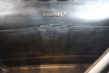 画像をギャラリービューアに読み込む, CHANEL/シャネル マトラッセWフラップWチェーンショルダーバッグ キャビアスキン ブラック/ゴールド金具 ショルダーバッグ 800030114
