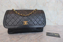 画像をギャラリービューアに読み込む, CHANEL/シャネル マトラッセチェーンショルダーバッグ ラムスキン ブラック/ゴールド金具 ショルダーバッグ 800040094