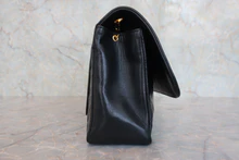 画像をギャラリービューアに読み込む, CHANEL/シャネル マトラッセチェーンショルダーバッグ ラムスキン ブラック/ゴールド金具 ショルダーバッグ 800040094
