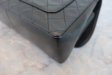 画像をギャラリービューアに読み込む, CHANEL/シャネル マトラッセチェーンショルダーバッグ ラムスキン ブラック/ゴールド金具 ショルダーバッグ 800040094
